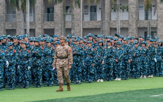 #beat365中文官方网站2023级学生军训开营！